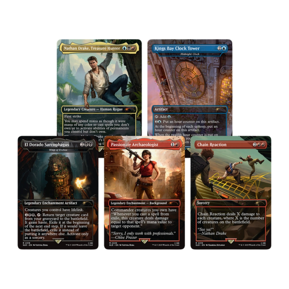 Magic: The Gathering Secret Lair x PlayStation Uncharted em inglês