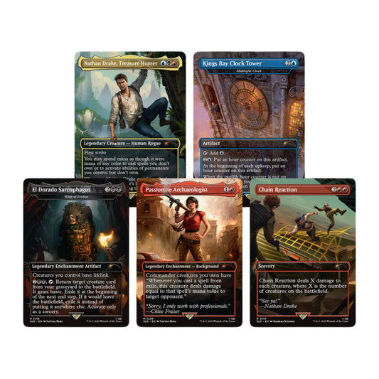 Magic: The Gathering Secret Lair x PlayStation Uncharted em inglês