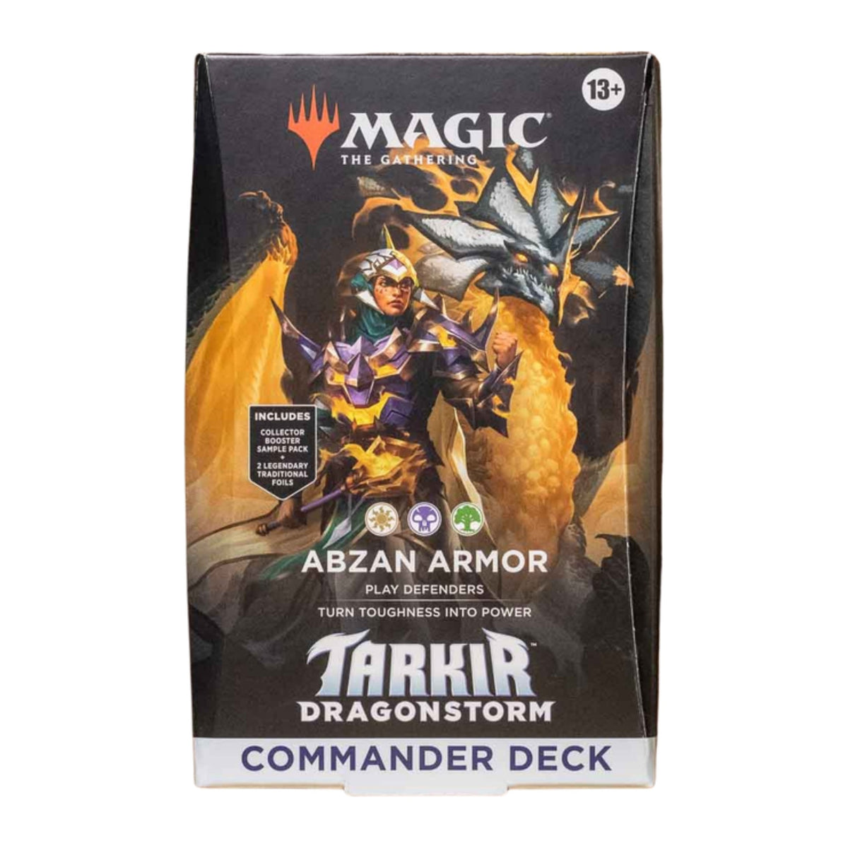 Magic: The Gathering Tarkir: Dragonstorm Commander Deck em inglês, deck Abzan Armor