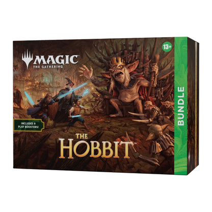 Magic: The Gathering The Hobbit Bundle em inglês, caixa vista pela esquerda