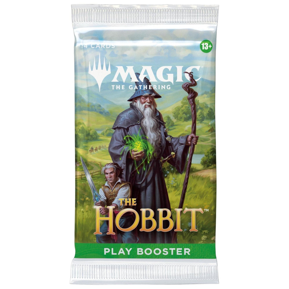 Magic: The Gathering The Hobbit Play Booster em inglês, saqueta de 14 cartas