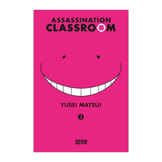Capa do manga Assassination Classroom volume 03, edição em português