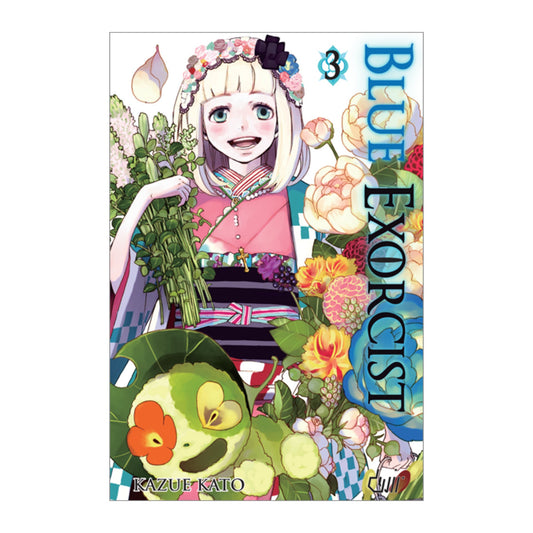 Capa do manga Blue Exorcist volume 03, edição em português