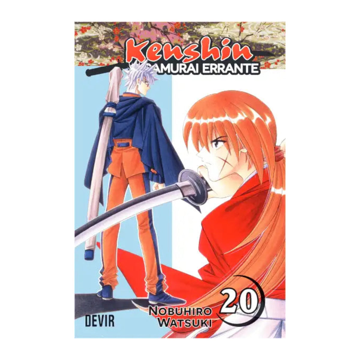 Capa do manga Kenshin O Samurai Errante volume 20, edição em português