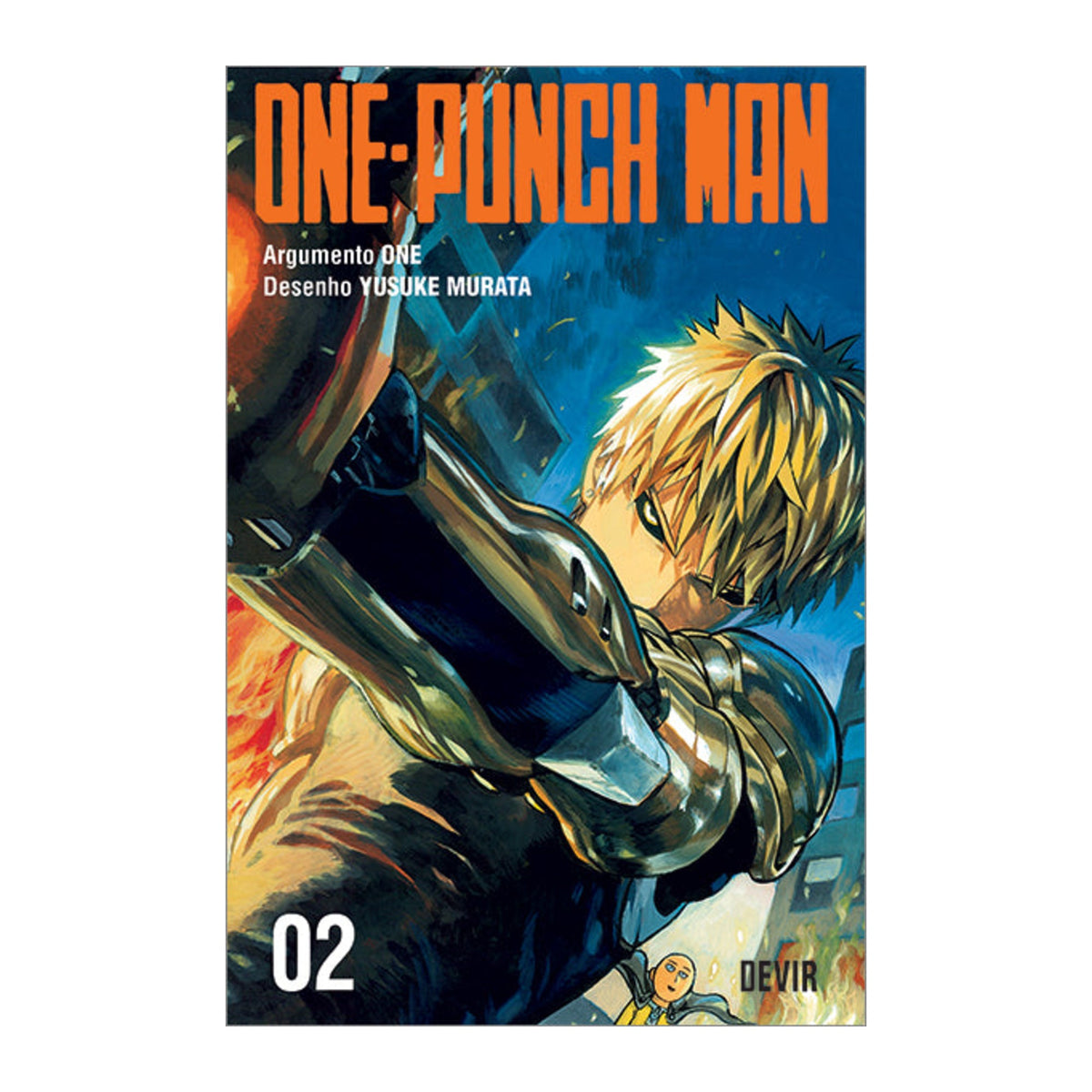 Capa do manga One-Punch Man volume 02, edição em português