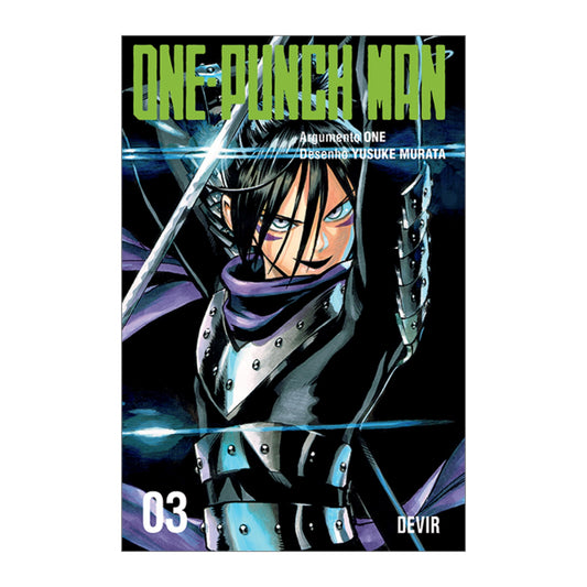 Capa do manga One-Punch Man volume 03, edição em português