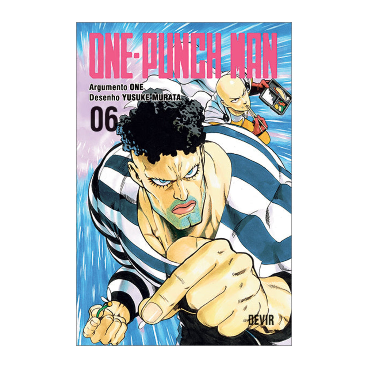 Capa do manga One-Punch Man volume 06, edição em português