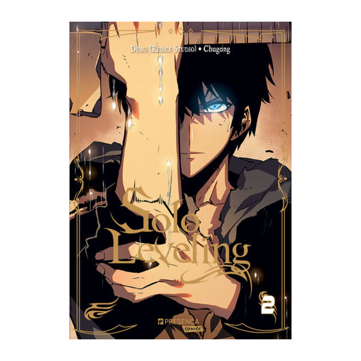 Capa do manga Solo Leveling volume 02, edição em português, capa