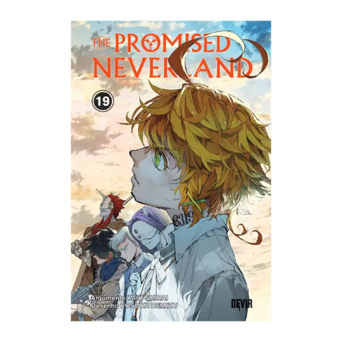 Capa do manga The Promised Neverland volume 19, edição em português