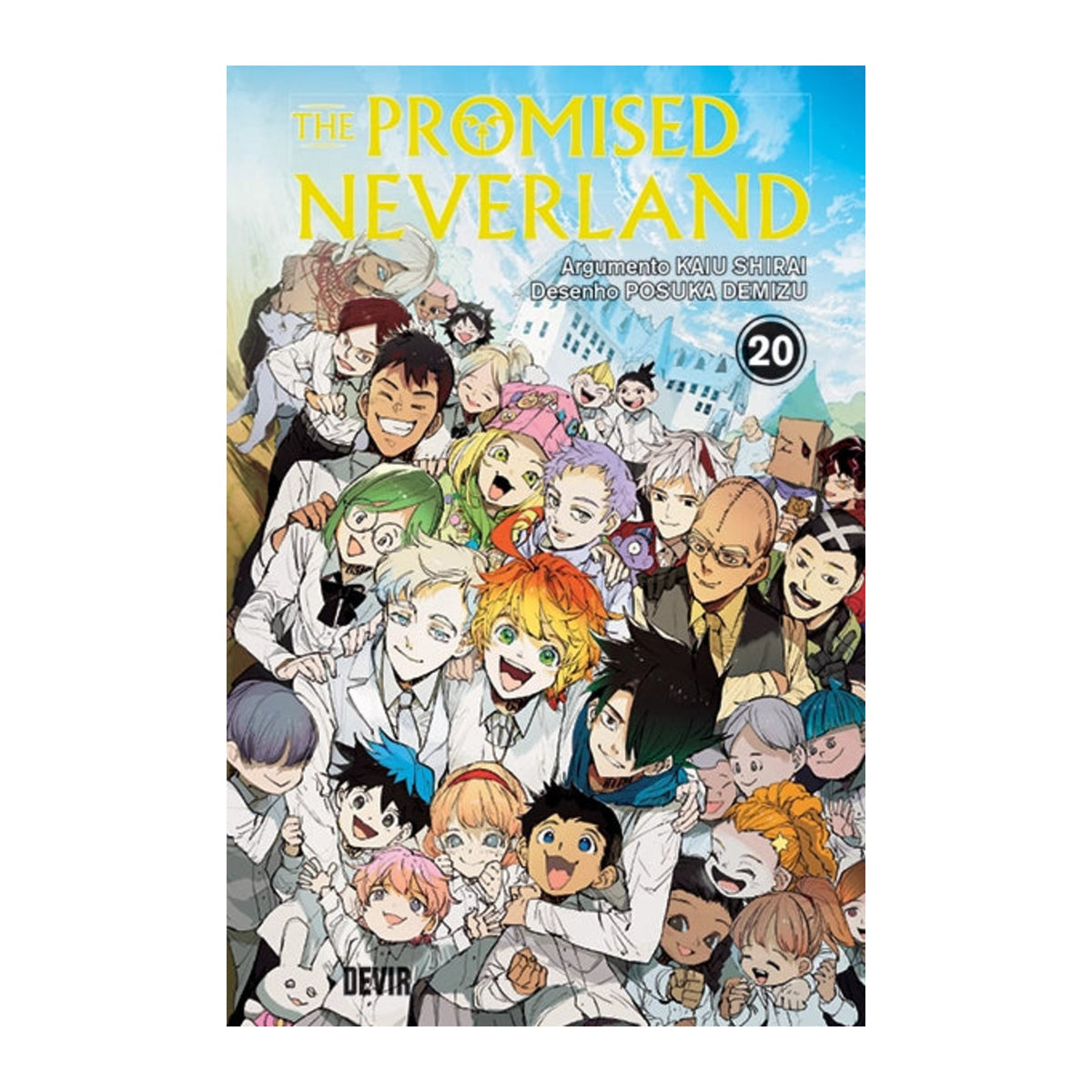 Capa do manga The Promised Neverland volume 20, edição em português