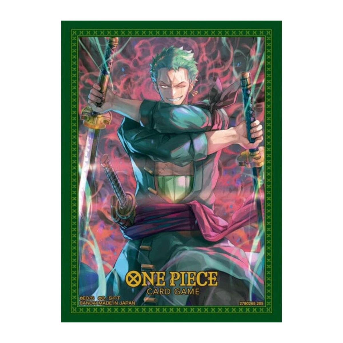 One Piece Card Game Official Sleeves Vol.11, arte Roronoa Zoro