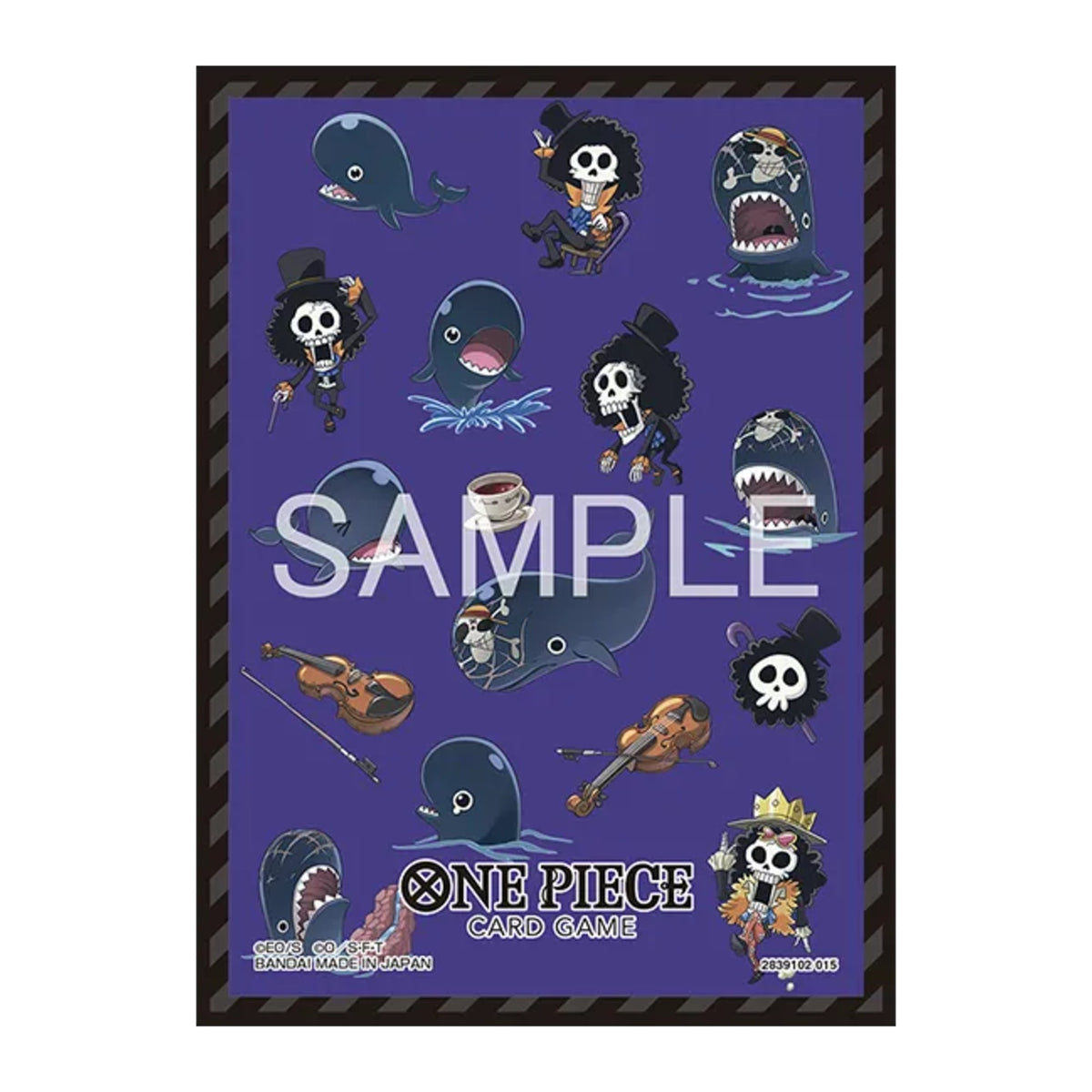 One Piece Card Game Official Sleeves Vol.14, arte Brook & Laboon