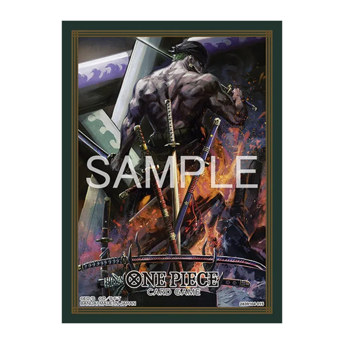 One Piece Card Game Official Sleeves Vol.14, arte Roronoa Zoro