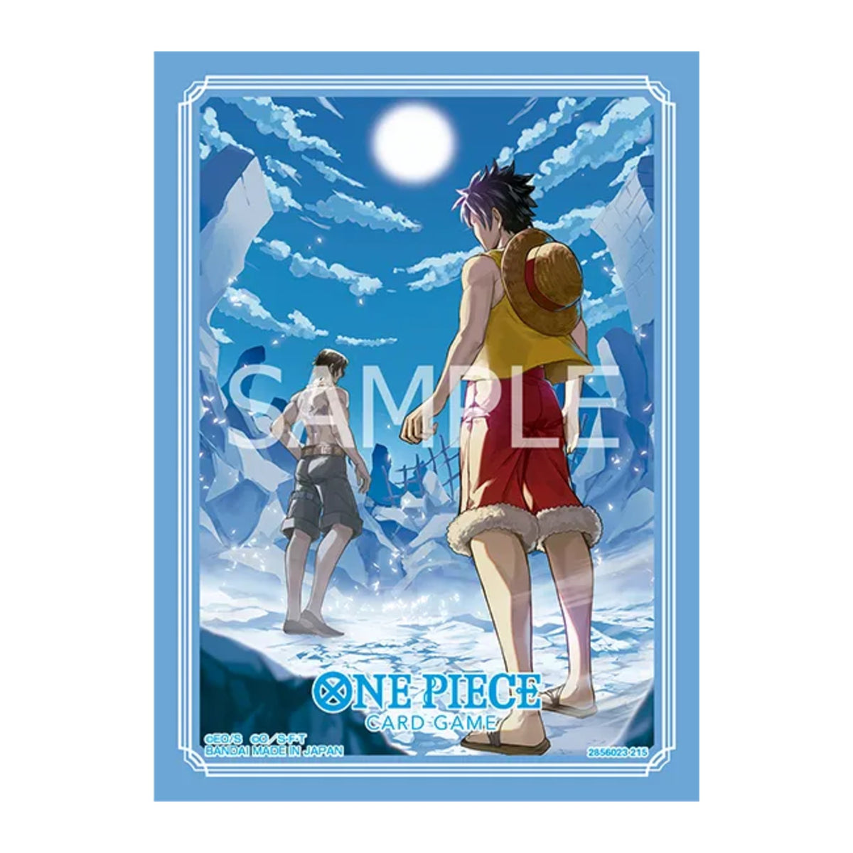 One Piece Card Game Official Sleeves Vol.15, arte Luffy & Ace