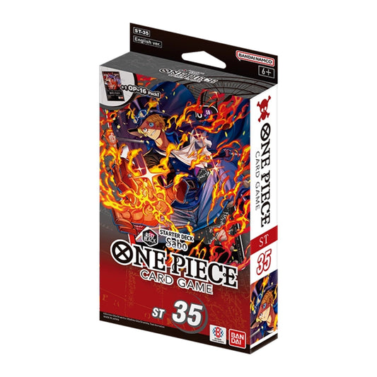 One Piece Card Game Starter Deck [ST-35] Red/Black Sabo