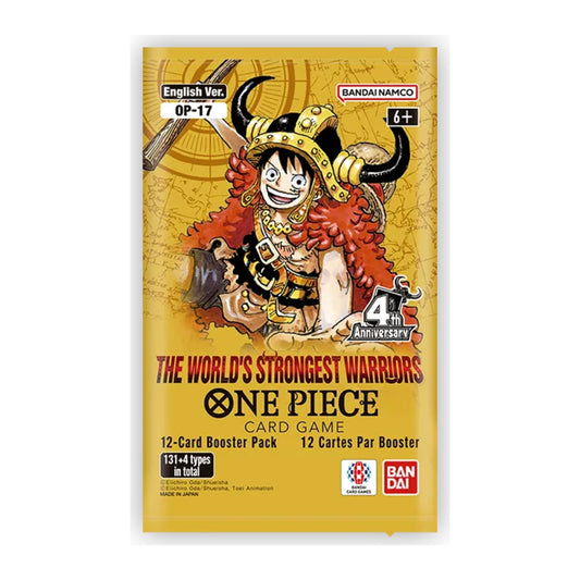 One Piece Card Game The World's Strongest Warriors Booster [OP-17], saqueta
