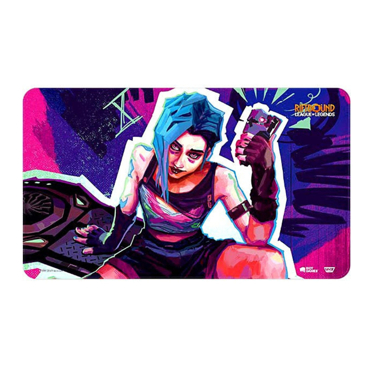 Riftbound Origins Playmat, arte Jinx