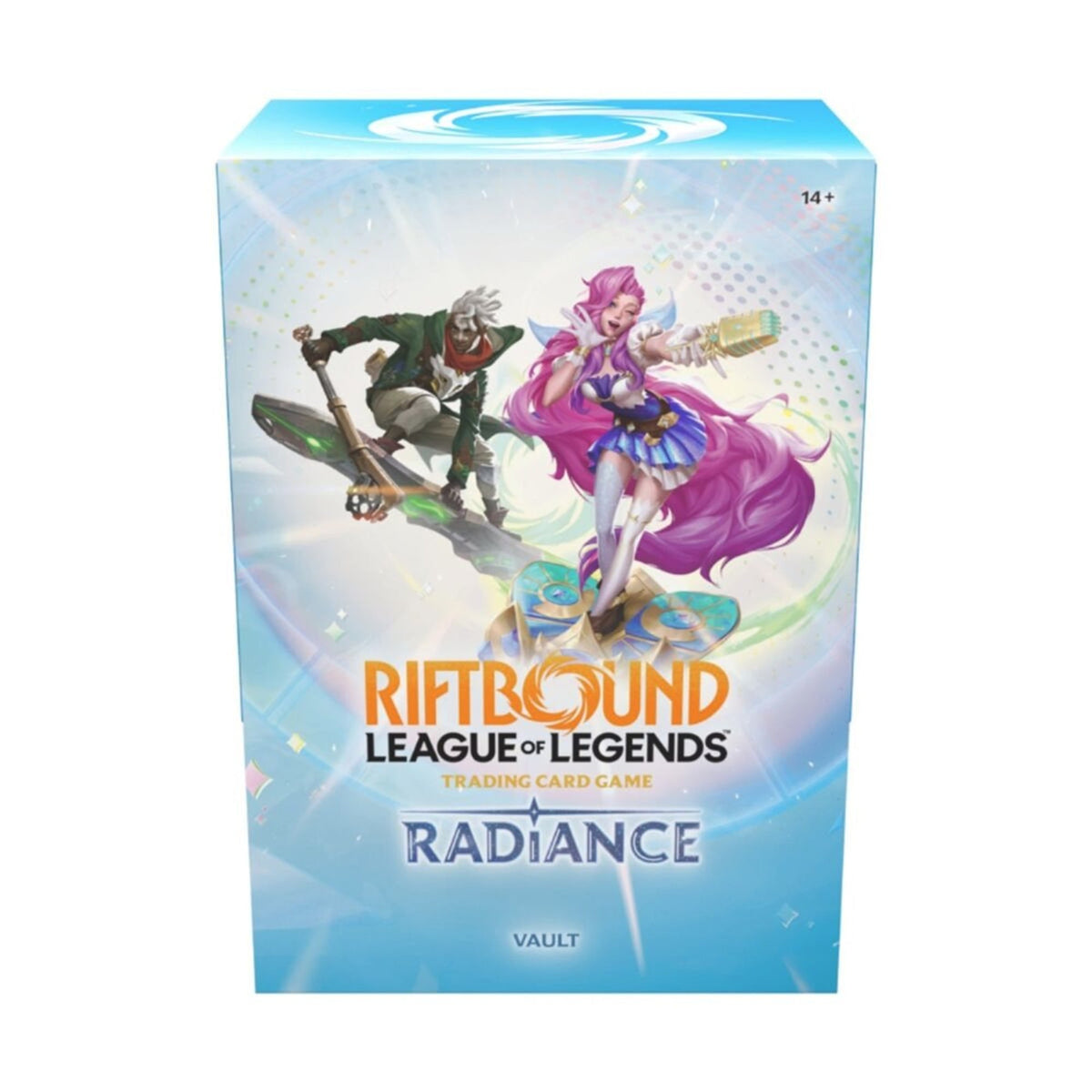 Vault Bundle Riftbound Radiance em inglês, caixa de arrumação