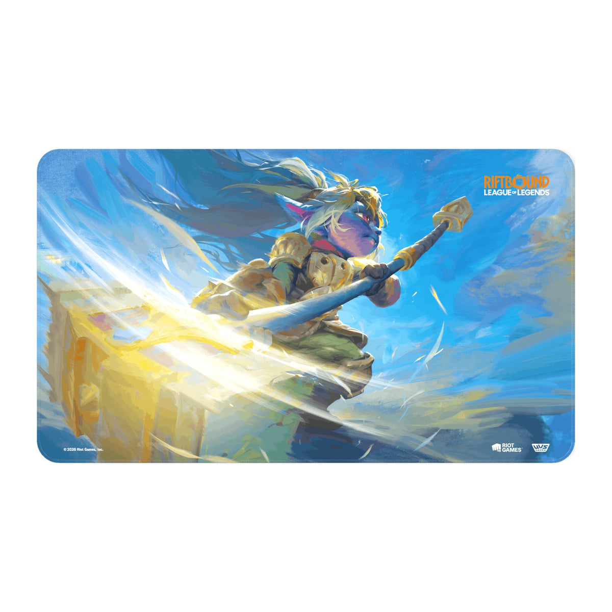 Riftbound Unleashed Playmat, arte Poppy, Keeper of the Hammer