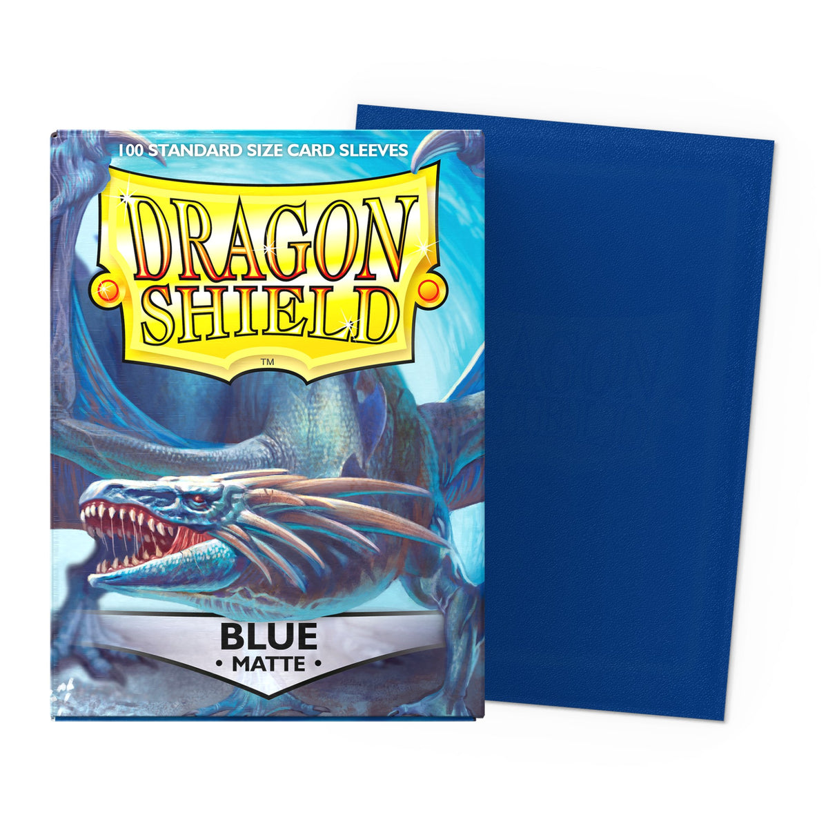 Dragon Shield Matte Sleeves Standard (100), cor Azul