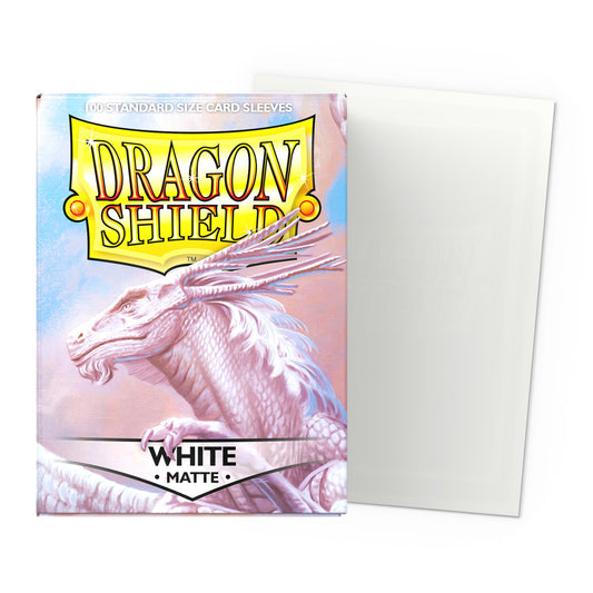 Dragon Shield Matte Sleeves Standard (100), cor Branco