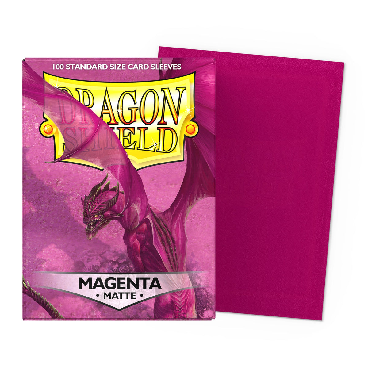 Dragon Shield Matte Sleeves Standard (100), cor Magenta