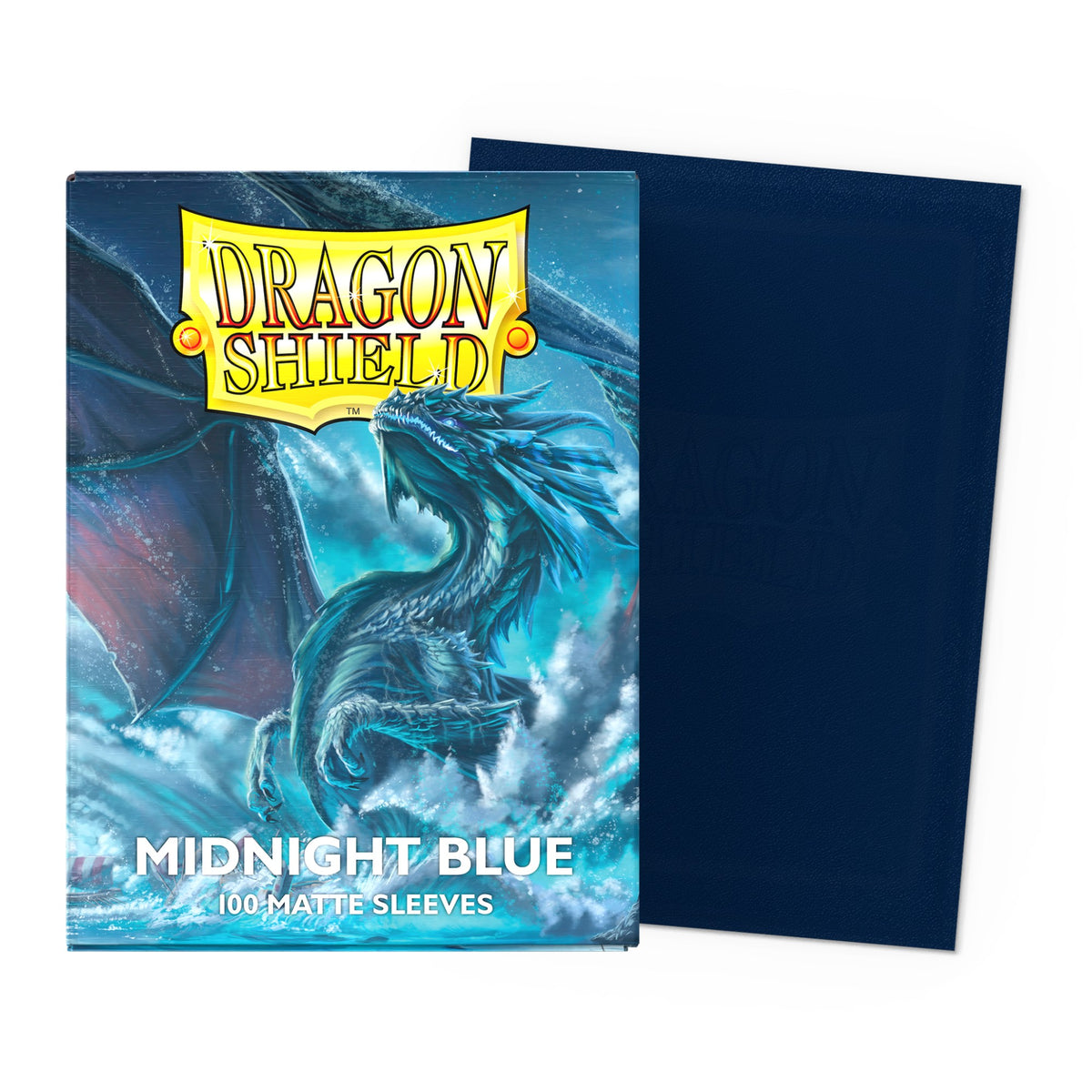Dragon Shield Matte Sleeves Standard (100), cor Midnight Blue