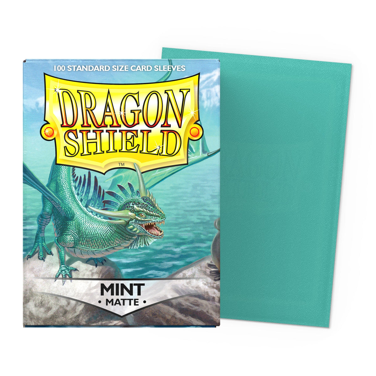 Dragon Shield Matte Sleeves Standard (100), cor Mint
