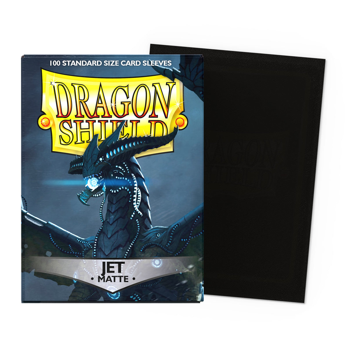 Dragon Shield Matte Sleeves Standard (100), cor Preto Jet