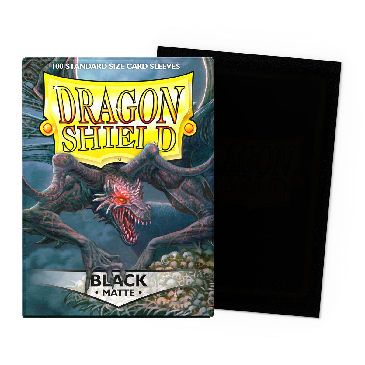 Dragon Shield Matte Sleeves Standard (100), cor Preto