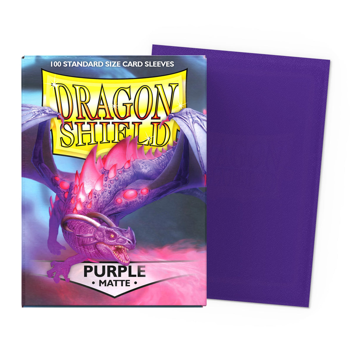 Dragon Shield Matte Sleeves Standard (100), cor Roxo