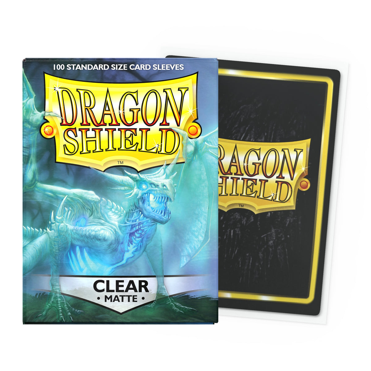Dragon Shield Matte Sleeves Standard (100), cor Transparente