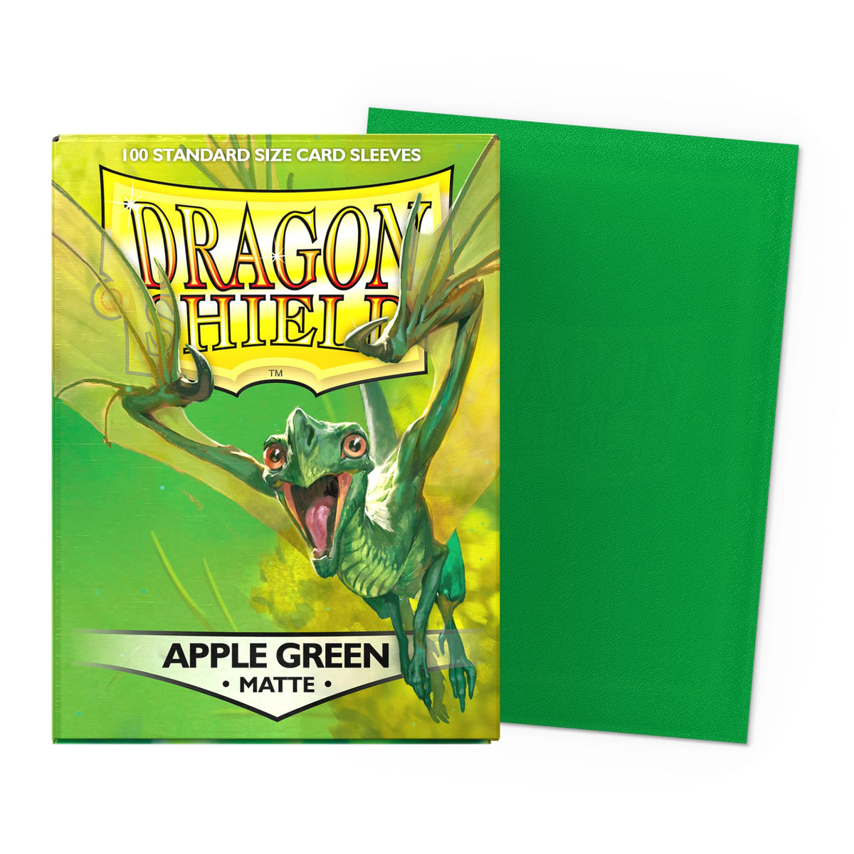 Dragon Shield Matte Sleeves Standard (100), cor Verde Maçã