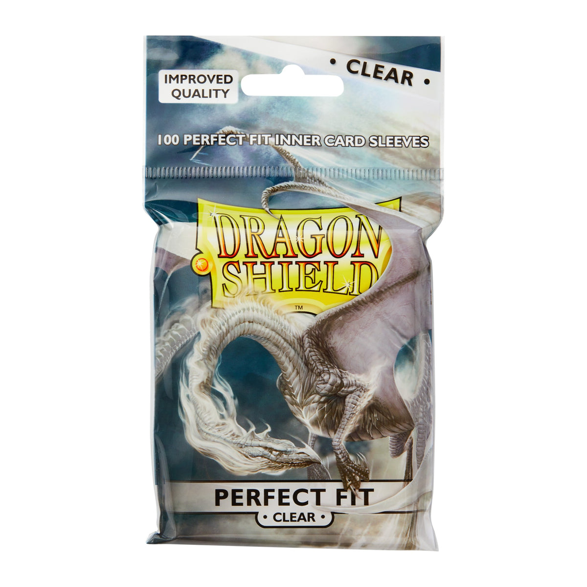 Dragon Shield Perfect Fit Sleeves Standard Clear/Clear, caixa de 100 sleeves