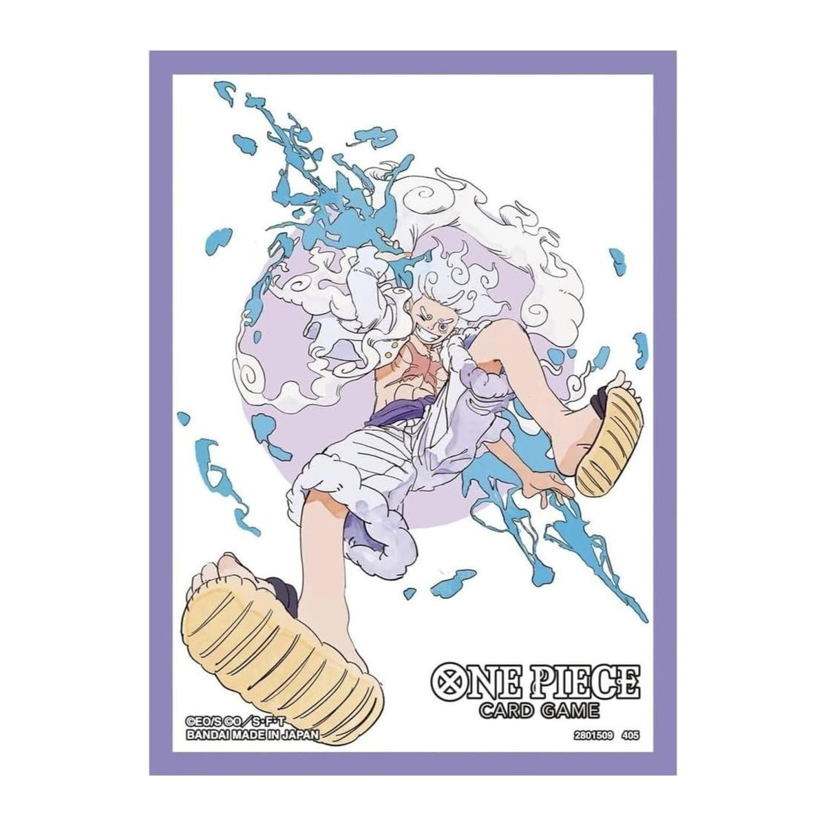 One Piece Card Game Official Sleeves Vol.12, design Monkey D. Luffy Gear 5