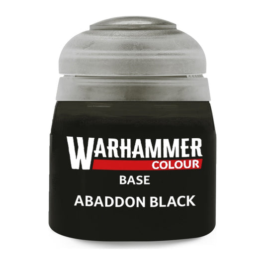 Tinta Citadel Abaddon Black, frasco de 12 ml