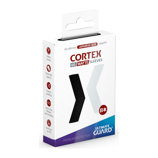 Ultimate Guard Cortex Sleeves Japanese Size Matte (60), cor preta