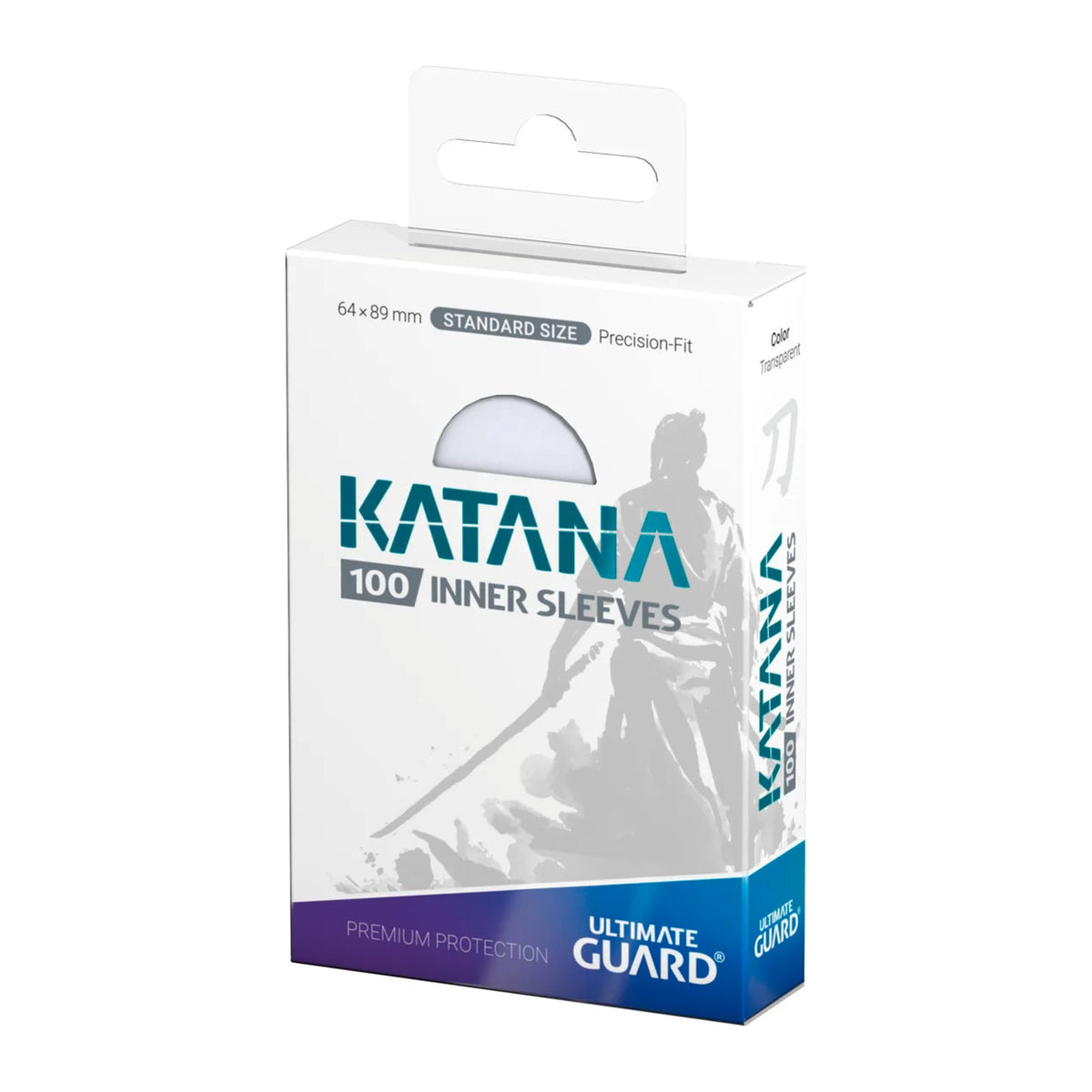 Ultimate Guard Katana Inner Sleeves Standard Size (100), embalagem de frente, outra vista