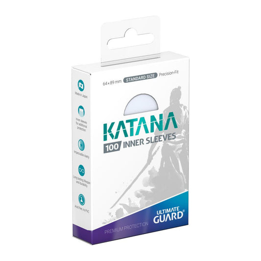 Ultimate Guard Katana Inner Sleeves Standard Size (100), embalagem de frente