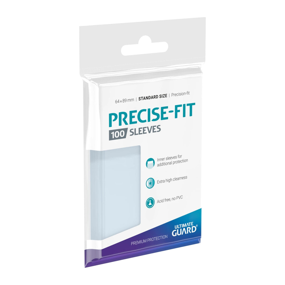 Ultimate Guard Precise-Fit Sleeves (100), tamanho Standard