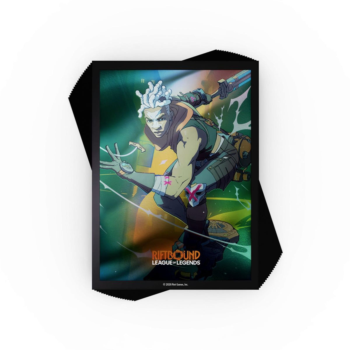 Riftbound Radiance Art Sleeves Desenho 1 (Ekko) em inglês