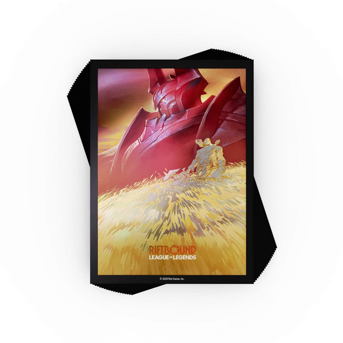 Riftbound Radiance Art Sleeves Desenho 4 (Mordekaiser) em inglês