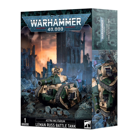 Caixa de miniaturas Warhammer 40.000: Astra Militarum Leman Russ Battle Tank