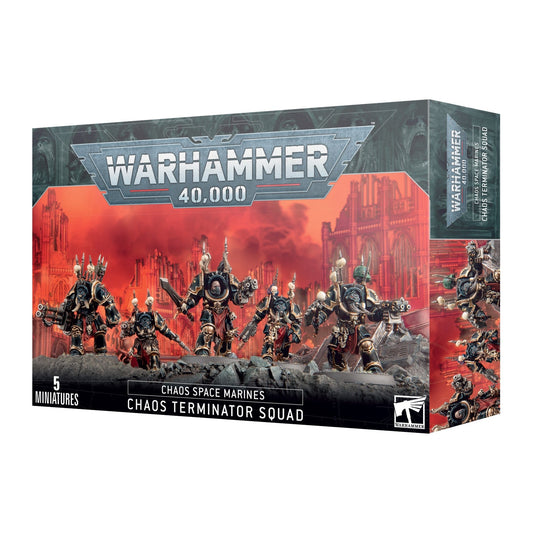 Caixa de miniaturas Warhammer 40.000: Chaos Space Marines Terminators