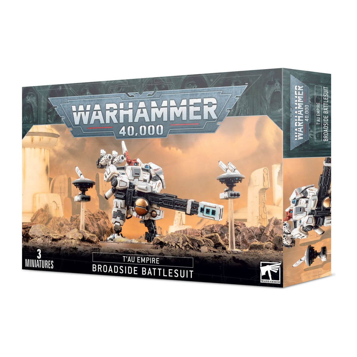 Caixa de miniaturas Warhammer 40.000: T'au Empire Broadside Battlesuit