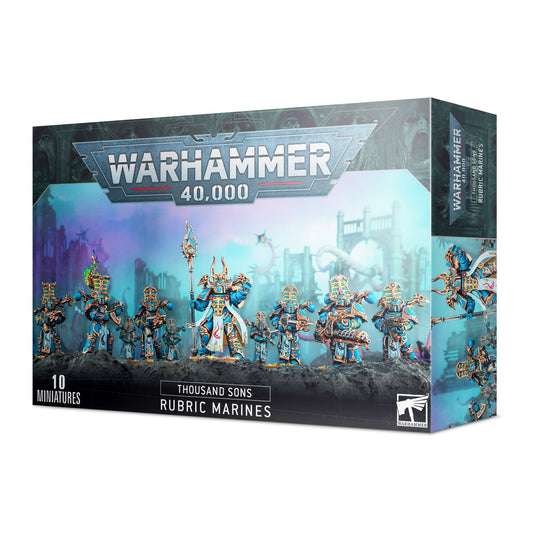 Caixa de miniaturas Warhammer 40.000: Thousand Sons Rubric Marines