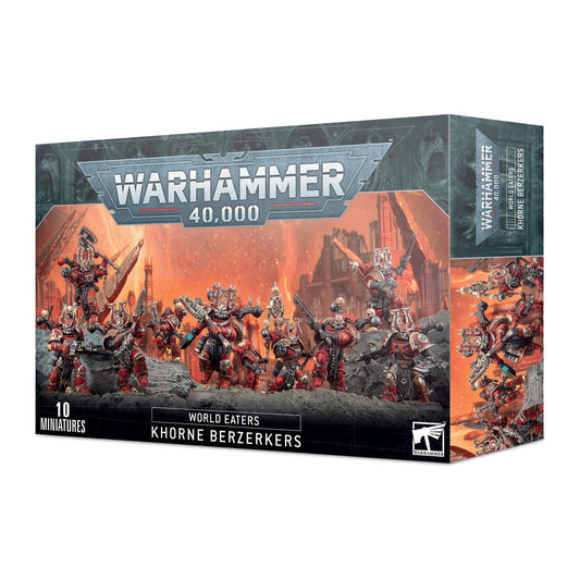 Caixa de miniaturas Warhammer 40.000: World Eaters Khorne Berserkers