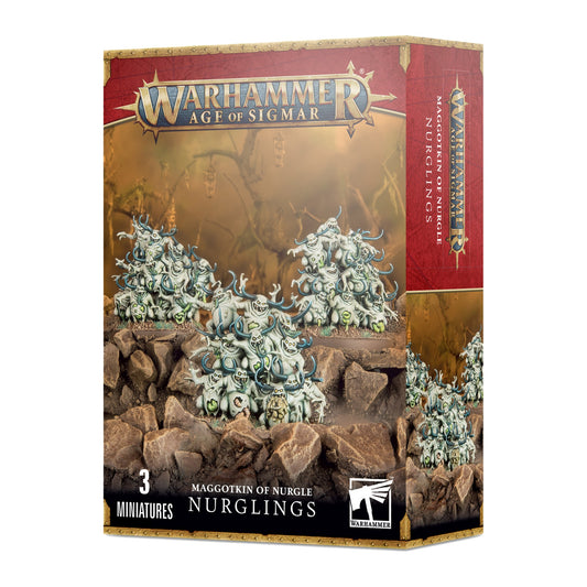 Caixa de miniaturas Warhammer Age of Sigmar: Maggotkin of Nurgle Nurglings