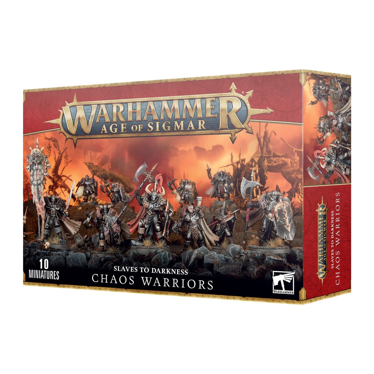 Caixa Warhammer Age of Sigmar: Slaves to Darkness Chaos Warriors