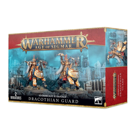 Caixa de miniaturas Warhammer Age of Sigmar: Stormcast Eternals Dracothian Guard
